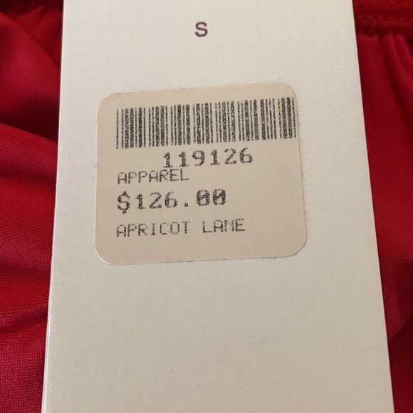 𝅺HALE Bob Red dress. Crisscross front. Ties in back. Low open back. Size small - Picture 13 of 13